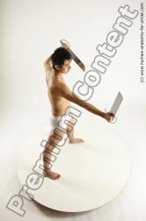 Fighting reference poses of Moses